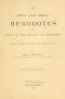 [Gutenberg 55758] • The Boys' and Girls' Herodotus / Being Parts of the History of Herodotus Edited for Boys and Girls